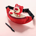 Pikkukuva 1 / 4: Strawberry Bear Doll -vyötärölaukku Opiskelijan uusi rintalaukku Trendikäs Ins One-olkainen lähettilaukku A916-329