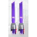 Pikkukuva 3 / 5: Passend für Dyson Staubsauger V7 V8 V10 V11 Saugkopf Zubehör LED Beleuchtung Langer Flacher Saugreinigungsspalt schmaler Spalt (1)