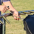 Miniatyrbild 2 av 5: Del av studsmatta Verktyg Trampoline fjäder Dragverktyg Fjädrar Krok med handtag, studsmatta verktyg, T-krok fjäder tåg Kit, Inställning T-krok tåg Tr