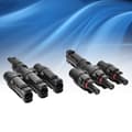 Miniatyrbilde 6 av 8: 2 i 4-veis solcellekabeladapter 1 til 3 T-type solcellepanelkabeladapter