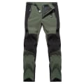 Miniatyrbillede 1 af 2: Mænds colorblock forede bukser med lommer Military Green M