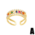 Pikkukuva 1 / 5: Sormus Vintage Zircon Metallic Element muotikorut Ac10243 A