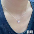 Miniatyrbillede 3 af 5: Halskædeblomst Stud Choker Modesmykker Ac5463