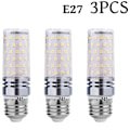 Miniatyrbillede 1 af 5: 3 STK LED pære lysekrone pære 3000K varmt hvidt lys E27-12W
