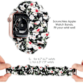Miniatyrbillede 2 af 5: Velegnet til apple watch7 apple shiny elastisk erstatningsrem 111 42-44,