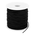 1 mm X 100 m elastisk tråd DIY perlesnor smykker armbånd fremstilling snor sort