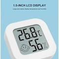 Miniatyrbillede 4 af 5: Kkmoon Mini indendørs termometer fugtighedsmonitor Digital LCD temperaturmåler sensor Hygrometer temperaturindikator Th