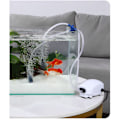 Miniatyrbillede 4 af 5: Vandtank luftpumpe, iltpumpe, akvarium iltpumpe, dobbelt kontrol bar pumpe