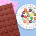 Miniatyrbillede 5 af 5: 3 stk halvkugle silikoneform chokoladekugleform forskellige størrelser slikforme 6 hulrum 15 hulrum 24 hulrum