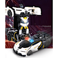 Pikkukuva 2 / 5: Transformer Toy Robot Automalli Sähköinen kaukosäädin Leluauto (Tummansininen)