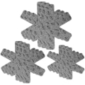 Miniatyrbillede 1 af 5: 9 stk non-woven grydelapper