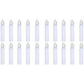 Miniatyrbillede 2 af 5: Elektronisk julelys, 20-pak varmt hvidt lys simuleringslys med 6-knappers fjernbetjening (indbygget batteri)
