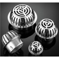 Miniatyrbillede 5 af 5: Gulvafløb i metal, plug-in type, konveks (110 mm)