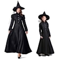 Miniatyrbillede 1 af 4: Wizard of Oz kostume, cosplay heks sort kjole Kids M