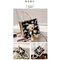 Miniatyrbillede 4 af 5: Jute Hessian Medium Shopping Bag A916-483 B