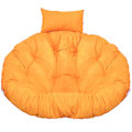 Miniatyrbillede 1 af 3: Aftagelig og vaskbar tyk hængende stolehynde Yellow Cushion Round Diameter 105CM