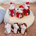 Miniatyrbild 2 av 5: Talande hamster, interaktiv plysch som pratar leksak, upprepar din sa röst Grey