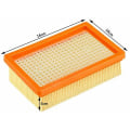 Miniatyrbild 2 av 5: 3-pack utbytes platt veckat filter, platt filter, vakuumfilter, MV4 MV5 MV6 WD4 WD5 WD6, WD4P WD5P WD6P, Wet Dry Vac