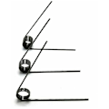 Miniatyrbillede 3 af 5: 10 stk V-fjeder 1,0 mm tråddiameter torsionsfjeder udvendig diameter 5-12 mm 180/120/90/60 grader torsionsfjeder（1,0x8,5 mm -