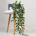 Miniatyrbillede 4 af 5: Kunstige hængende planter 3 Pack falske potteplanter til væg Hjem Soveværelse Kontor Indretning