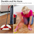 Pikkukuva 4 / 5: 4 Clean Twist Disc -mopin set , 2 in 1 -mikrokuituinen moppipää Vileda Turbolle. Helppo vääntää ja puhdistaa