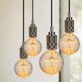 Pikkukuva 3 / 5: 3W Vintage LED-lamput - Koristeellinen tähtipolttimo - 2200K - Lämmin keltainen - E27 (G95 - Moonlight)