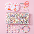 Miniatyrbild 3 av 5: 10 macaroon galler pärlpärlor box DIY handgjorda