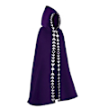 Miniatyrbillede 1 af 5: Heksekostume Gothic Reaper Hættekappe Farve2 4XL