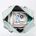 Miniatyrbild 4 av 5: Resoberoende Skofack Förvaring Bagage Handbagage Stor handaxel Duffel Lätt bärbar väska Grön