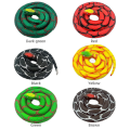 Miniatyrbillede 4 af 5: Creative Tricky High Toy 30in Snake Blød Lim Skræmmende Hel Person Gummi Dyr Fake Snake Toys S Black