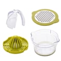 Miniatyrbillede 2 af 3: Multifunktionel manuel juicer kreativ hjemme mini juicer kop studerende kollegie citron juicer (to pakker),