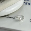 Miniatyrbillede 3 af 5: Ring Perle Sølv Modesmykker Ac5102