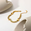 Miniatyrbillede 4 af 5: Armbånd Heart Daily Outfit Metallic Element B1423
