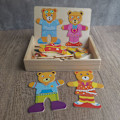 Miniatyrbillede 3 af 4: Little Bear Puzzle Shop 2 Bears,