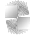 Pikkukuva 1 / 5: 18 Pack Mirror Seinätarrat Tee-se-itse-sisustus itseliimautuva