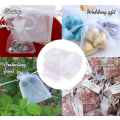 Miniatyrbillede 2 af 4: Transparent mesh sandsæk 7*9cm hvid 120stk