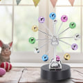 Miniatyrbilde 4 av 6: Plast roterende evighetsbevegelse hjemme spisebord ornament modell