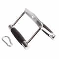 Fitness Triceps V Bar Press Down Rod Rostfritt Stål Gummigrepp