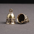 Pikkukuva 2 / 5: 4kpl monitoiminen kellariipus Crisp Sound Brass Diy Craft Bell kyltti kotiin