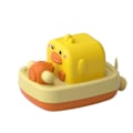 Miniatyrbillede 1 af 4: 6-delt sæt net berømthed lille gul and baby badelegetøj børnebadeværelse tegneserie vandlegetøj sommer swimmingpool vandlegetøj
