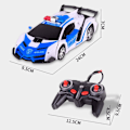 Miniatyrbild 2 av 5: Fjärrstyrd bil, 2 i 1 transformerande robotbil, transformerande fjärrkontrollbil med en knapptryckning och transformerande robot, pedagogisk set för barn, B