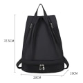Miniatyrbild 2 av 5: Gym Backpack Waterproof Backpack With Shoe Compartment black