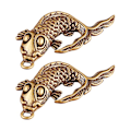 Pikkukuva 1 / 3: 2kpl Messinki Fancy Carp Diy Pieni Riipus Creative Diy Messinki Auton avaimenperäriipus
