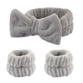Pikkukuva 1 / 4: Bowknot kasvojenpesuun tarkoitettu sanka set grey