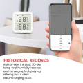 Miniatyrbillede 3 af 5: Kompatibel med smart Wifi temperatur- og fugtighedsdetektor
