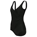 Miniatyrbillede 1 af 3: kvinder Polstret Wrap Badedragt Monokini One Piece Badedragt Badetøj Black L