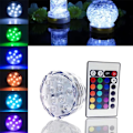 Miniatyrbillede 2 af 5: LED dykkerlys fjernbetjening design farverig ændring
