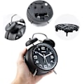 Miniatyrbild 4 av 5: Väckarklocka Analog väckarklocka Hög väckarklocka för tunga sovande Stereo Urtavla Bakgrundsbelysning Batteri Vardagsrum Sovrum Bedside Klocka Present