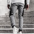 Pikkukuva 3 / 5: Miesten Colorblock Cargo Jogger -housut Gray M