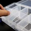 Miniatyrbillede 2 af 5: 3 stk. Justerbar plastsmykkeboks til opbevaring af øreringe Halskæde gør-det-selv-ting